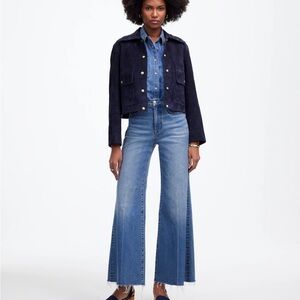 Madewell • Tall Flared Wide-Leg Cropped Jeans